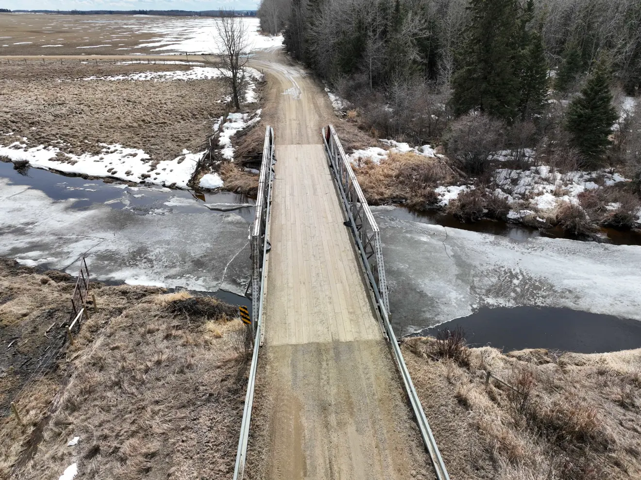 Leedale Bridge - pre-construction